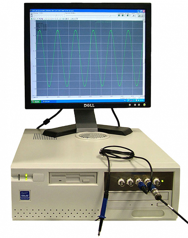 Цифровой USB осциллограф запоминающий ОЦЗС-02 (250USB)-8